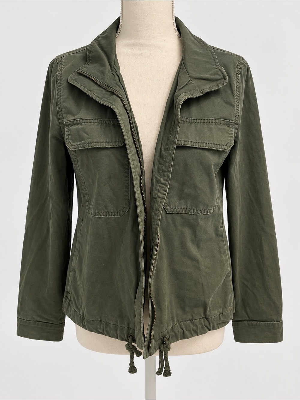 Banana Republic Forest Green Utility Jacket — Size M